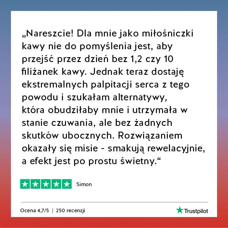 Opinie i wrażenia klientów Trustpilot dotyczące misiów z witaminami od Bears with Benefits.