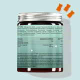 Oto tył opakowania Biotic Complex One In A Billion Good Bears z Bacillus Coagulans. Pokazuje informacje o wartościach odżywczych i listę składników produktu.