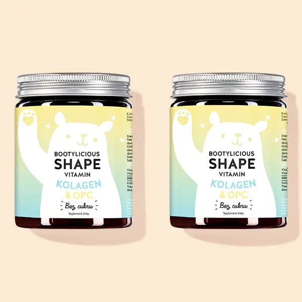 Bootylicious Shape Vitamins with Collagen firmy Bears with Benefits jako 1-miesięczna kuracja.