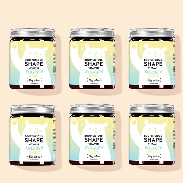 Bootylicious Shape Vitamins with Collagen firmy Bears with Benefits jako 3-miesięczna kuracja.